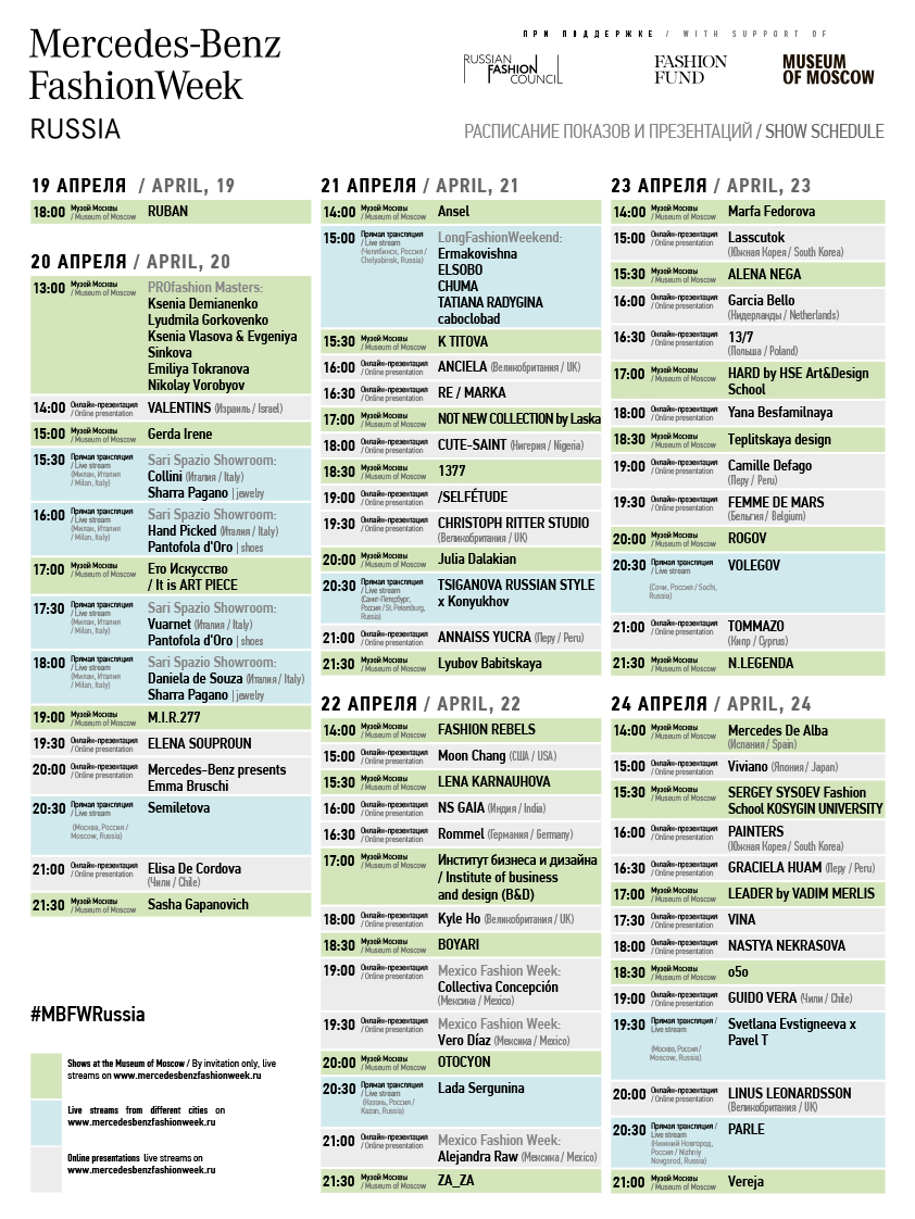Programma MBFW Russia
