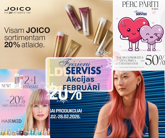 Frizieru Serviss akcijas!