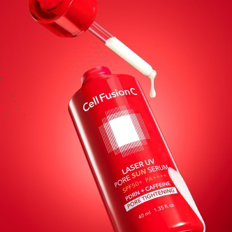 laser uv pore sun serum spf 50 pa cell fusion c 40ml