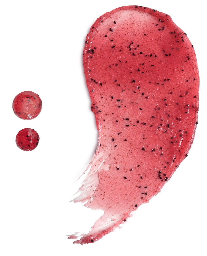 gommage framboise texture