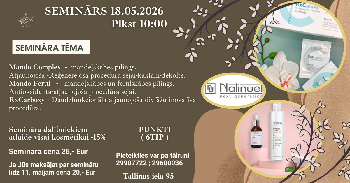 SEMINĀRS 18.05.2026 Plkst 1000