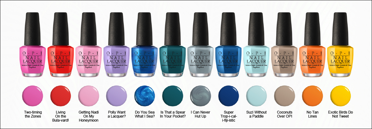 OPI presenterar Fiji Collection 3
