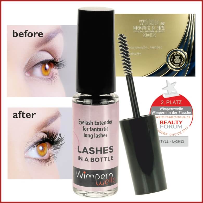 home wimpernwelle lashes in a bottle