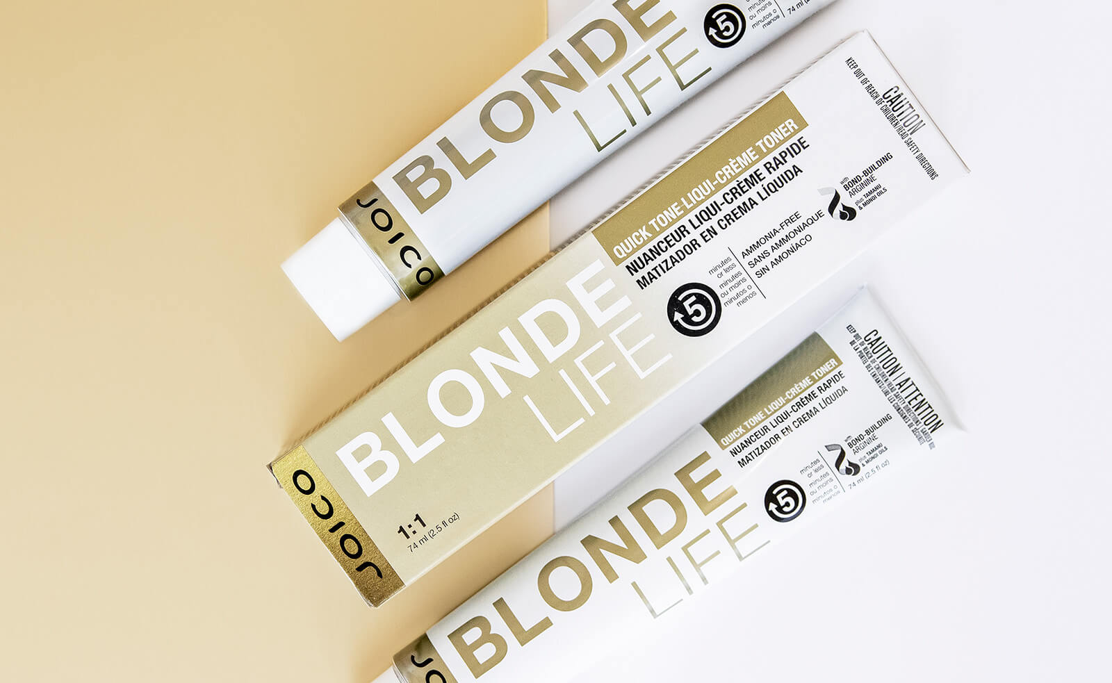 blonde life quick tone banner