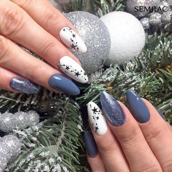 nogti s blestkami 46