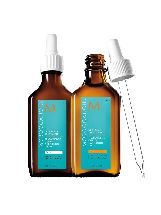 MOROCCANOIL LĪDZEKLIS TAUKAINAS GALVAS ĀDAS KOPŠANAI un MOROCCANOIL LĪDZEKLIS SAUSAS GALVAS ĀDAS KOPŠANAI