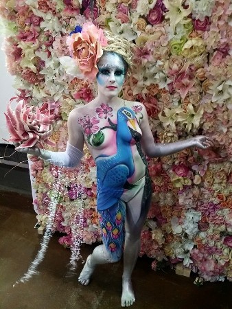 Anna Zīriņa - 2. vieta Body-Art. Modele - Alisa Murr. Paldies manai modelei Alisai par pirmreizīgu defilē un nesalaužamu garu, kurš palīdzēja man šajā garajā un sarežģītajā dienā!