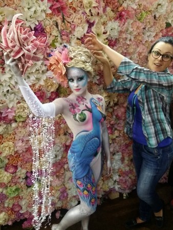 Anna Zīriņa - 2. vieta Body-Art. Modele - Alisa Murr. Paldies manai modelei Alisai par pirmreizīgu defilē un nesalaužamu garu, kurš palīdzēja man šajā garajā un sarežģītajā dienā!