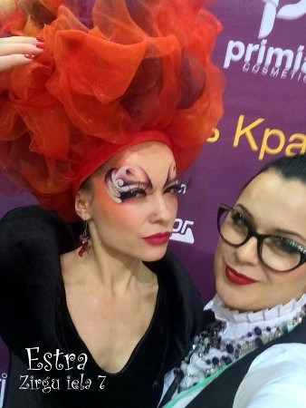 Anna Zīriņa - 5. vieta Podija grima / meistari. Paldies manai modelei Anastasijai par pacietību un izturību treniņos, par jautro raksturu, kurš tik ļoti bija vajadzīgs šajā braucienā, par skaisto sievišķīgo defilē!