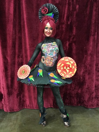 Olga Baburga (Unastyle Imidža skola) - 5. vieta, Body art