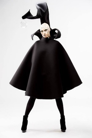 Gita Abramčika (GA – Studio) - kreatīvais meikaps (Meistari) – 4. vieta, foto: Edgars Pohevičs, modele: Elena Sajapina