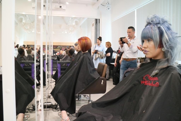 Dalībnieku darbība Wella Internetion Studio